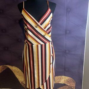 Striped Spaghetti Strapped Dress